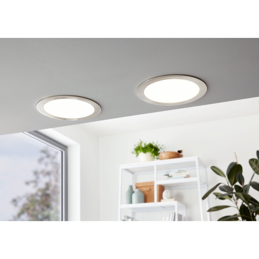 Eglo 31676 - LED-uppoasennettava kattovalaisin FUEVA 1, LED/18W/230V, Ø 22,5 cm