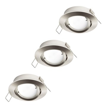 Eglo 31692 - SETTI 3x LED-uppoasennettava kattovalaisin TEDO 1xGU10/5W/230V