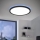 Eglo 31703 - LED RGBW himennettävä kattovalaisin ROVITO-Z LED/14,6 W/230 V 2700–6500 K halkaisija 29,5 cm musta