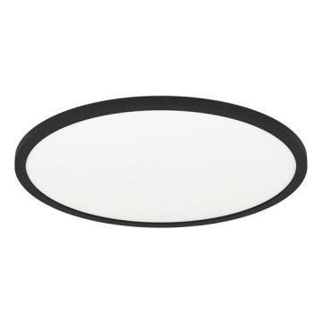 Eglo 31704 - LED RGBW himmennettävä kattovalaisin ROVITO-Z 1xLED/16,5W/230V 2700-6500K halkaisija 42 cm musta + kaukosäädin