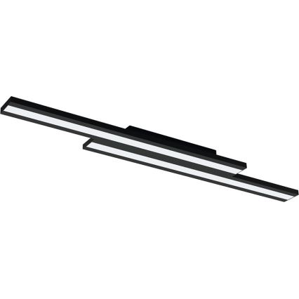 Eglo 31715 - LED RGBW himmennettävä kattovalaisin SALITERAS-Z LED/20,4W/230V 2700-6500K musta