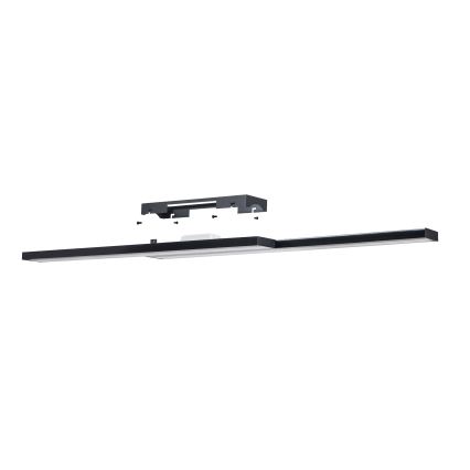 Eglo 31715 - LED RGBW himmennettävä kattovalaisin SALITERAS-Z LED/20,4W/230V 2700-6500K musta