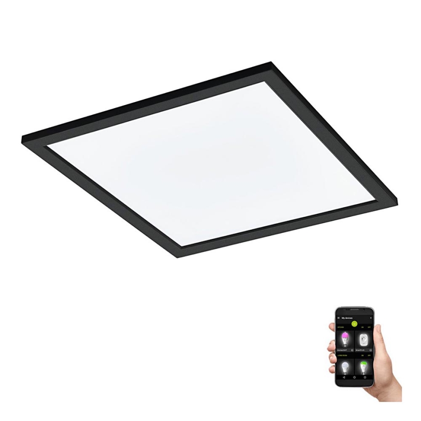 Eglo 31724 - Himmennettävä LED-kattovalaisin SALOBRENA-Z LED/21,5W/230V 2700-6500K musta