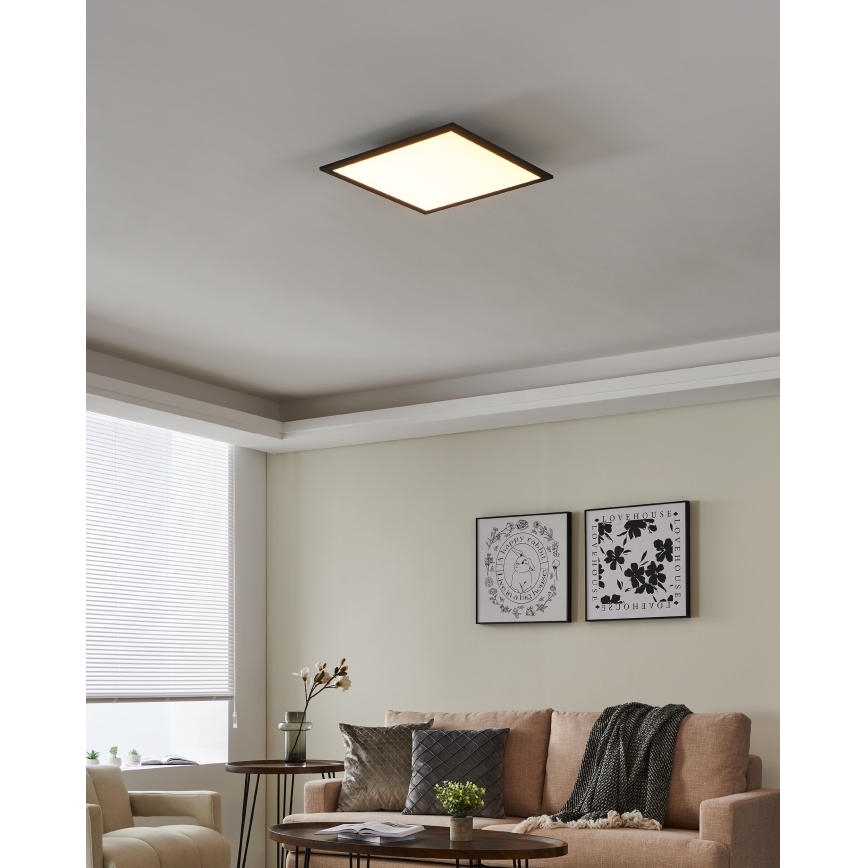 Eglo 31724 - Himmennettävä LED-kattovalaisin SALOBRENA-Z LED/21,5W/230V 2700-6500K musta