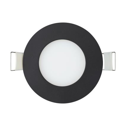 Eglo 31743 - 3 kpl setti himmennettäviä LED-upotettavia kylpyhuoneen alasvalaisimia FUEVA-Z LED/2,8W/230V 2700-6500 K IP44 musta halkaisija 8,5 cm