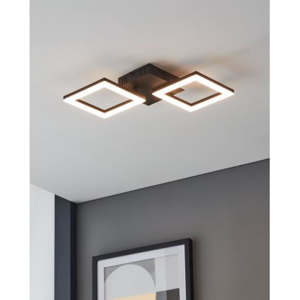 Eglo 31773 - Himmennettävä LED-kattovalaisin PARANDAY-Z LED/15,5W/230V 3000-6500K musta