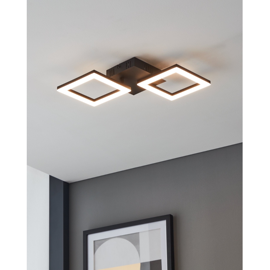 Eglo 31773 - Himmennettävä LED-kattovalaisin PARANDAY-Z LED/15,5W/230V 3000-6500K musta