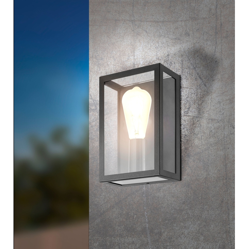 Eglo 31778 - LED RGBW himmennettävä ulkoseinävalaisin ALAMONTE-Z LED/4,9W/230V 3000K IP44 musta