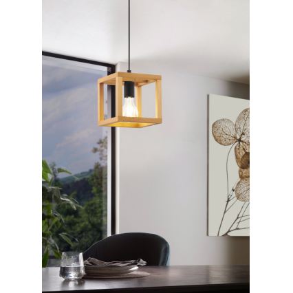 Eglo 32145 - BLACKCROWN riippuvalaisin johdolla 1xE27/40W/230V