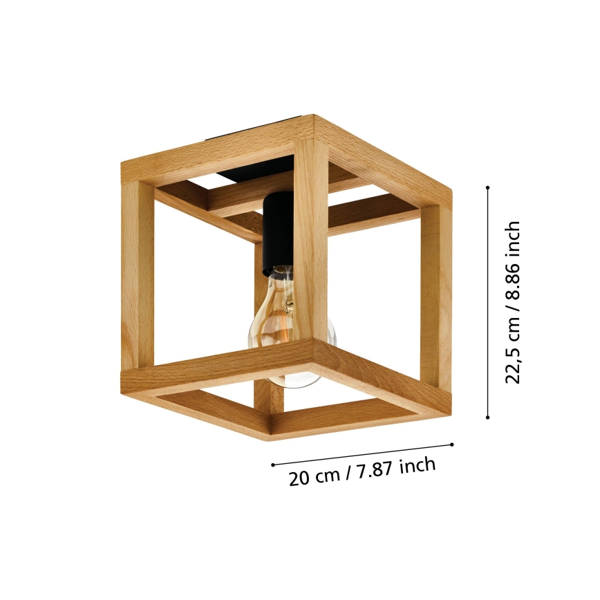 Eglo 32146 - Kattovalaisin BLACKCROWN 1xE27/40W/230V