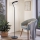 Eglo 32327 - LED RGBW himmennettävä lattiavalaisin MARGHERA-C LED/15,5W/230V 2700-6500K musta