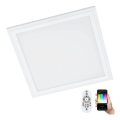 Eglo 32546 - LED RGBW himmennettävä kattovalaisin SALOBRENA-C LED/16W/230V 2700-6500K 30x30 cm valkoinen