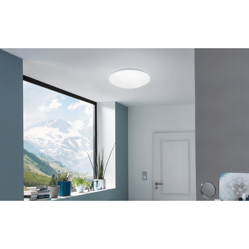 Eglo - LED RGB himmennettävä seinä- ja kattovalaisin GIRON-C LED/17W/230V