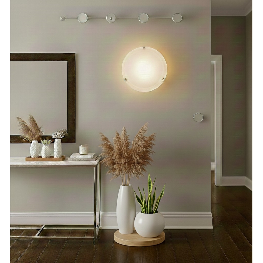 Eglo 32599 - SALOME LED - kattovalaisin, LED/11W/230V, halkaisija 30 cm, alabasterilasi - 5 vuoden takuu