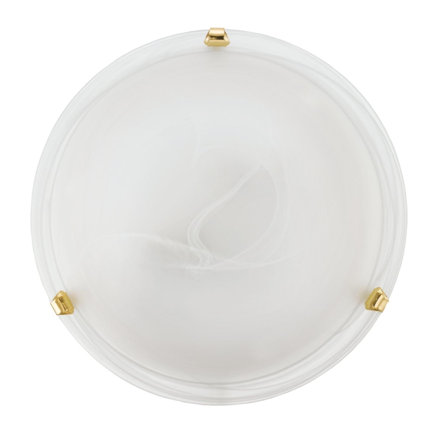 Eglo 32601 - LED-kattovalaisin SALOME LED/11W/230V halkaisija 30 cm kultainen/alabasterilasi