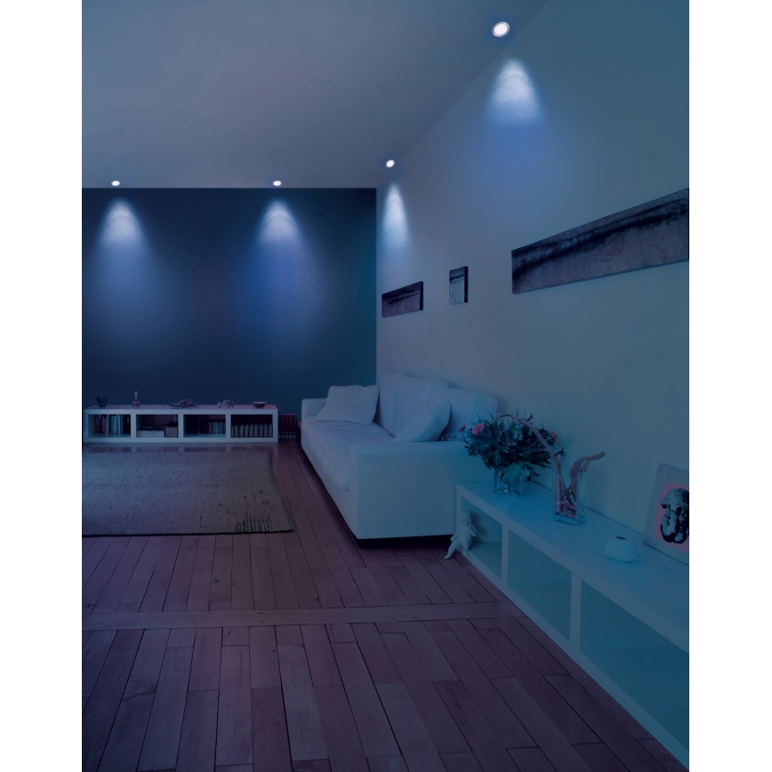 Eglo - LED RGB himmennettävä upotettava kattovalaisin FUEVA-C LED/5,4W/230V halkaisija 12 cm