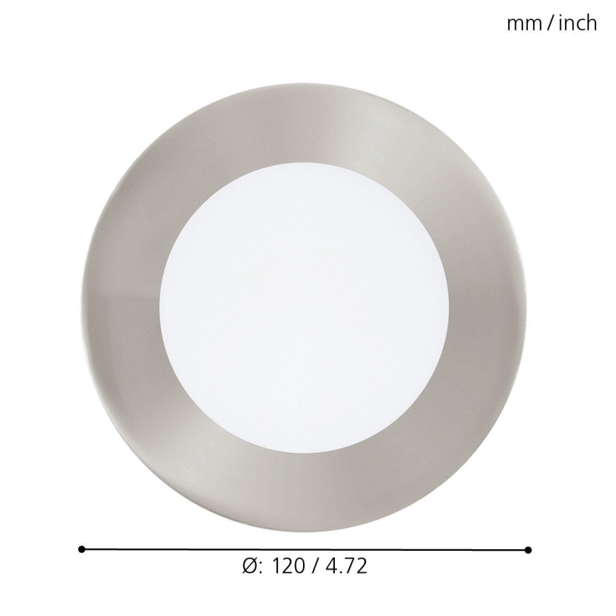 Eglo - LED RGB himmennettävä upotettava kattovalaisin FUEVA-C LED/5,4W/230V halkaisija 12 cm