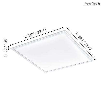 Eglo - LED-kattovalaisin LED / 40W / 230V