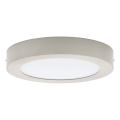 Eglo 32816 - LED himmennettävä kattovalaisin FUEVA LED/17W/230V 3000–6500K ø 22,5 cm mattakromi + kaukosäädin