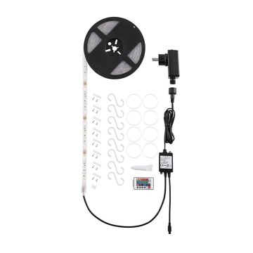Eglo 32859 - LED RGB himmennettävä COB-nauha 5 m LED/12W/230V 4000K IP44 + kaukosäädin