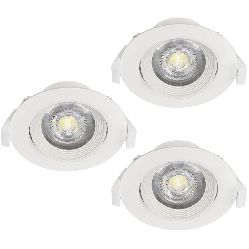 Eglo - SARTIANO uppovalaisinsetti, 3 kpl, LED/5W/230V