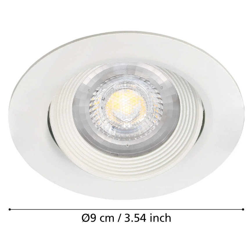 Eglo - SARTIANO uppovalaisinsetti, 3 kpl, LED/5W/230V