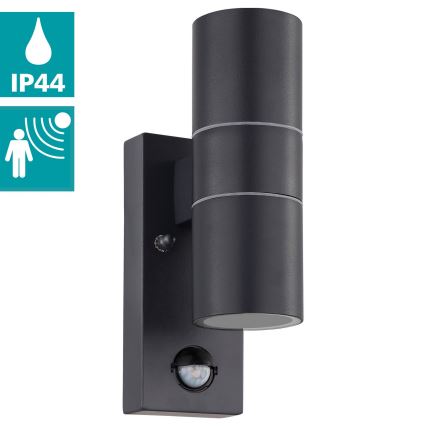 Eglo - LED Ulkovalo anturilla 2xGU10/3W/230V IP44