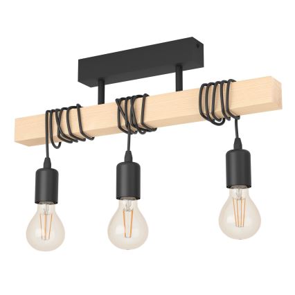 Eglo 32915 - Kiinteä kattokruunu TOWNSHEND 3xE27/60W/230V