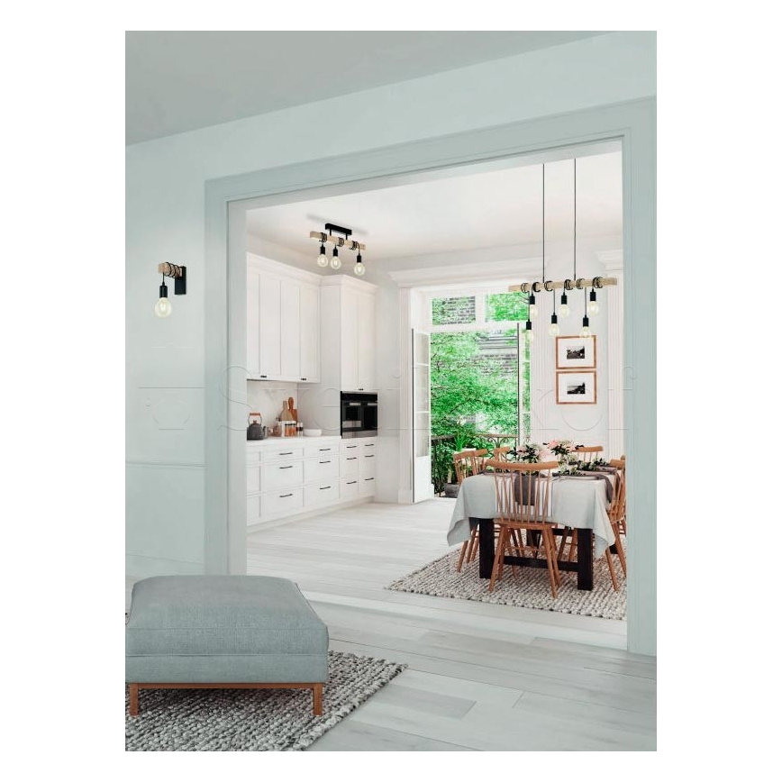 Eglo 32917 - Seinävalaisin TOWNSHEND 1xE27/10W/230V