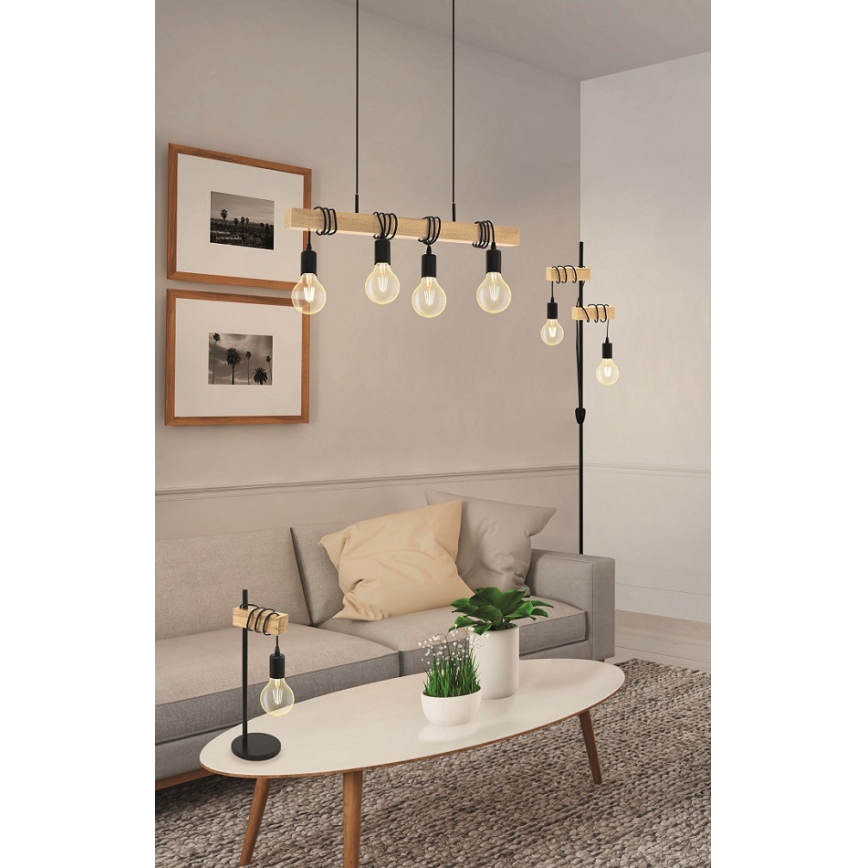 Eglo 32919 - Lattialamppu TOWNSHEND 2xE27/10W/230V