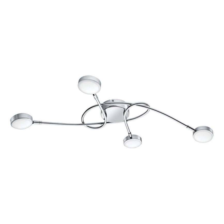 Eglo 32996 - LED Pinta-asennettava kattovalaisin SALTO 4xLED/5,4W/230V kiiltävä kromi