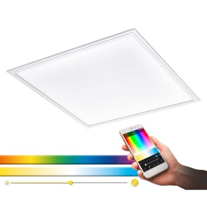 Eglo 33204 - LED RGBW Himmennysvalo SALOBRENA-C LED/34W/230V 2700-6500K + kauko-ohjaus