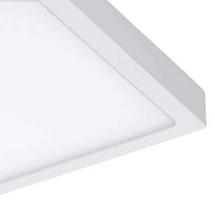 Eglo 33209 - LED RGBW himmennettävä kattovalaisin FUEVA-C LED/21W/230V 2700–6500K 30×30 cm valkoinen