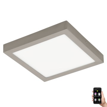 Eglo 33211 - LED RGBW himmennettävä kattovalaisin FUEVA LED/24W/230V 30x30 cm