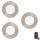 Eglo 33216 - 3 kpl setti LED RGBW himmennettäviä upotettavia kattovalaisimia FUEVA-C LED/3W/230V halkaisija 8,5 cm