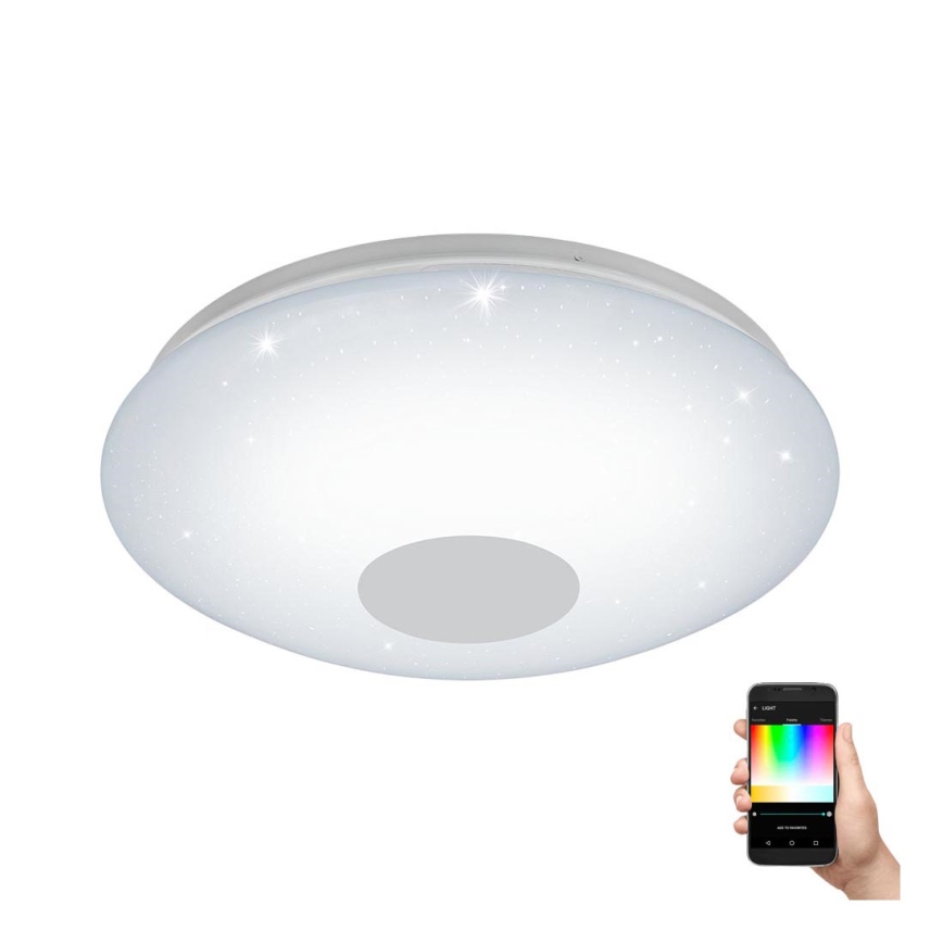 Eglo 33218 - LED RGBW himmennettävä kattovalaisin VOLTAGO-C LED/17W/230V 2700-6500K halkaisija 38 cm