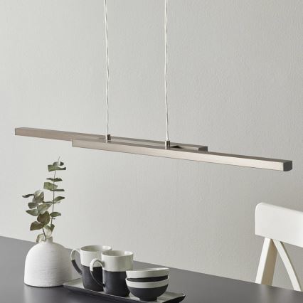 Eglo 33232 - FRAIOLI-C LED RGBW himmennettävä riippuvalaisin vaijerilla LED/34W/230V mattakromi