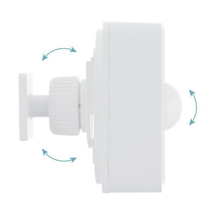 Eglo 33236 - Ulkoliiketunnistin ja hämäräkytkin CONNECT SENSOR 3xAA 12 m valkoinen IP44
