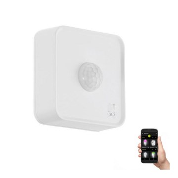 Eglo 33236 - Ulkoliiketunnistin ja hämäräkytkin CONNECT SENSOR 3xAA 12 m valkoinen IP44