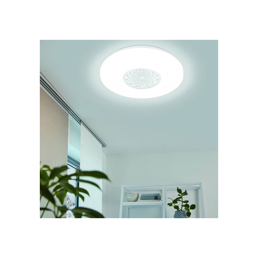 Eglo 33248 - CAPASSO-C LED RGBW himmennettävä kattovalaisin, LED 17 W/230 V, 2700–6500 K, Ø 34 cm