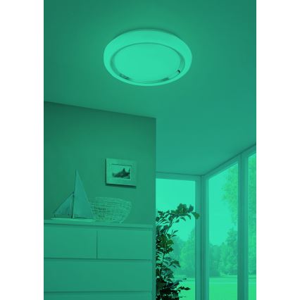Eglo 33254 - CAPASSO-C LED RGBW himmennettävä kattovalaisin, 17 W, 230 V, 2700–6500 K, Ø 34 cm