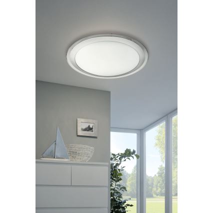 Eglo 33255 - LED RGBW himmennettävä kattovalaisin COMPETA-C LED/17W/230V 2700–6500 K Ø 43 cm