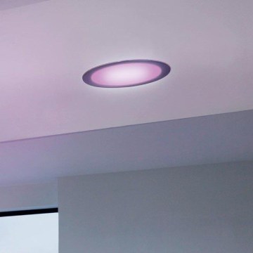 Eglo 33317 - LED RGBW himmennettävä upotettava kattovalaisin FUEVA-C LED/15,6W/230V 2700-6500K halkaisija 22,5 cm