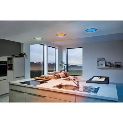Eglo 33317 - LED RGBW himmennettävä upotettava kattovalaisin FUEVA-C LED/15,6W/230V 2700-6500K halkaisija 22,5 cm