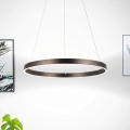Eglo 33483 - LED-riippuvalaisin ALCAZABA vaijerilla 2xLED/18W/230V 3000K halkaisija 55 cm pronssinvärinen