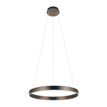 Eglo 33483 - LED-riippuvalaisin ALCAZABA vaijerilla 2xLED/18W/230V 3000K halkaisija 55 cm pronssinvärinen