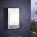 Eglo 33569 - LED-ulkoseinävalaisin VERRES-C 1xE27/9W/230V IP44 mattakromi