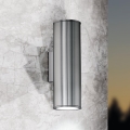 Eglo 33582 - LED RGBW himmennettävä ulkokäyttöön tarkoitettu seinävalaisin RIGA 2xGU10/5W/230V IP44