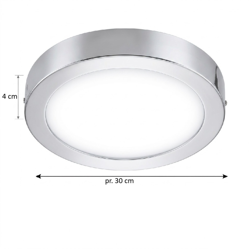 Eglo 33667 - LED RGBW himmennettävä kylpyhuoneen kattovalaisin FUEVA-C LED21W/230V halkaisija 30 cm IP44