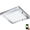 Eglo 33668-LED RGBW Himmennettävä kylpyhuonevalaisin FUEVA-C 21W/230V 2700-6500K 30x30cm IP44